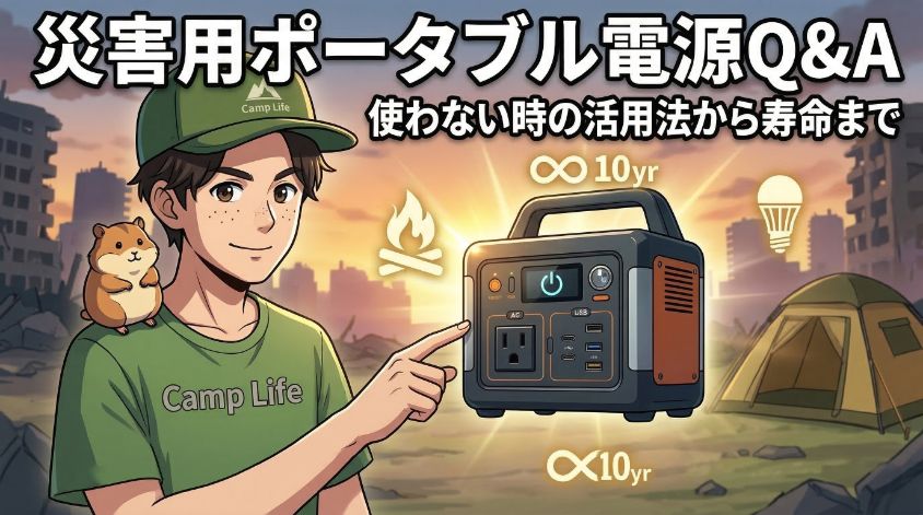「ポータブル電源は災害時にいらない」に関するよくある質問
